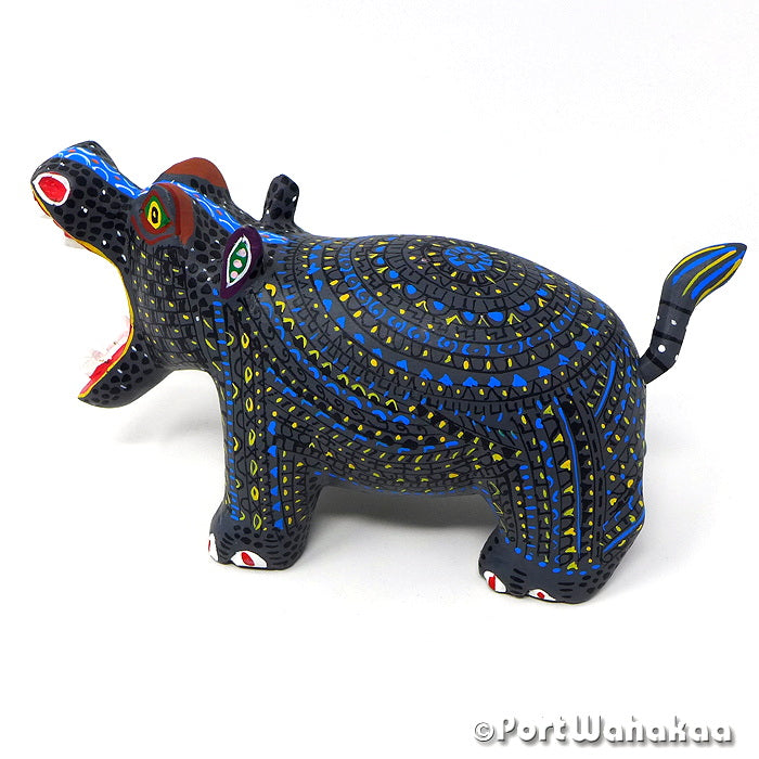 Margarito Rodriguez hippopotamus Oaxaca Mexico Alebrije for Sale Artist - Margarito Rodriguez Arrazola, Carving Large, Hippo, hippopotamus