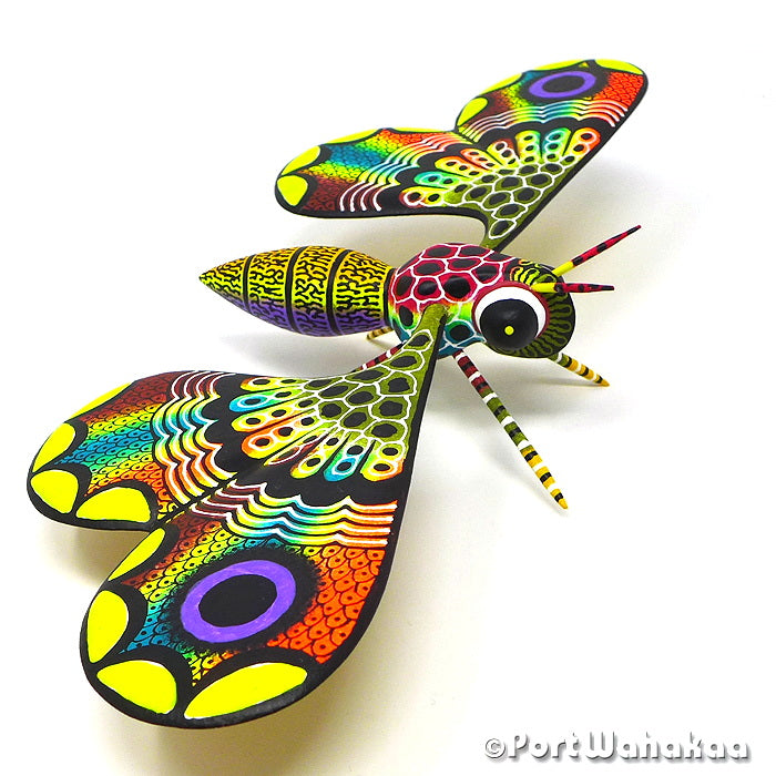 Pradera Butterfly Ocote Alebrije Oaxacan Animals for Sale Austin Texas Artist - Raul and Viviana Blas butterfly, Carving Medium Large, Insects, mariposa, San Pedro Cajonos