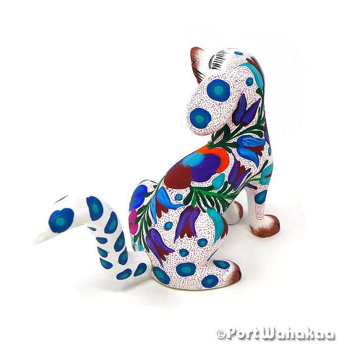 Oaxacan Wood Carvings for Sale Texas Bonehill Dog Artist - Jose Olivera Carving Small, Dog, Perro, San Martin Tilcajete