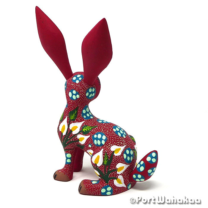 Brixta Rabbit Copal Alebrije Oaxacan Animals for Sale Austin Texas Artist - Jose Olivera & Francisca Melchor Carving Medium, Conejo, Jack Rabbit, Rabbit, San Martin Tilcajete