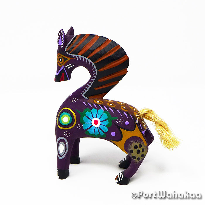 Ice Comet Horse Austin Texas Port Wahakaa Artist - Roberta Angeles Burro, Caballo, Carving Small, Horse, Mule, San Martin Tilcajete