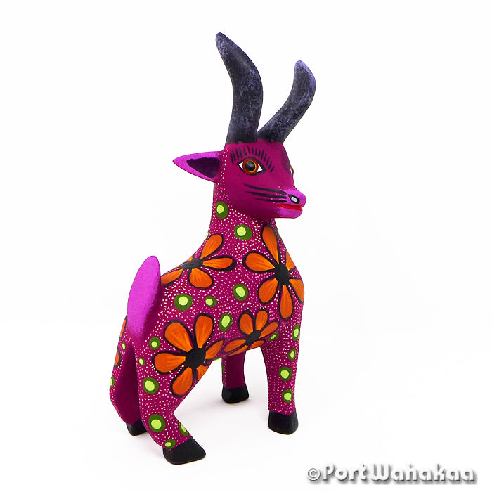 Jose Olivera Goat Copal Alebrije Oaxacan Wood Carvings for Sale Texas Artist - Jose Olivera Cabra, Carving Small, Goat, San Martin Tilcajete