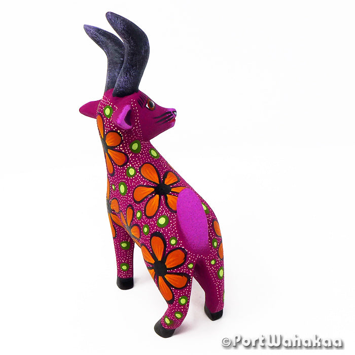 Jose Olivera Goat Copal Alebrije Oaxacan Wood Carvings for Sale Texas Artist - Jose Olivera Cabra, Carving Small, Goat, San Martin Tilcajete