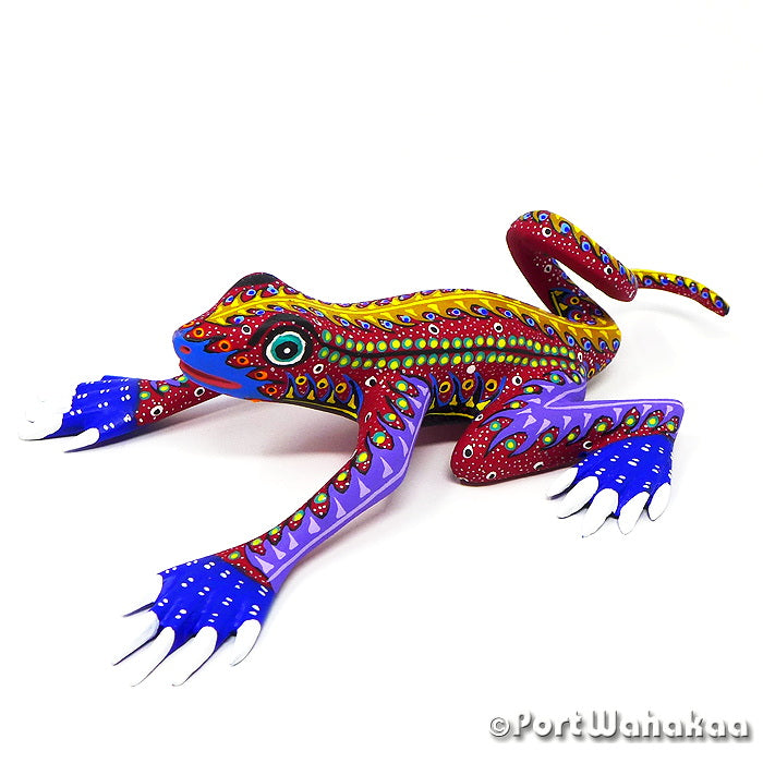 Volute Lizard Austin Texas Alebrije Port Wahakaa Artist - Rocio Hernandez Arrazola, Carving Medium Large, Lizard, Reptile