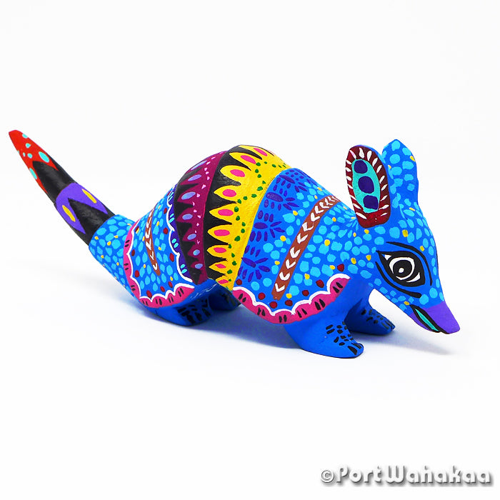 Margarito Rodriguez Agave Armadillo Austin Texas Alebrije Port Wahakaa Artist - Margarito Rodriguez Armadillo, Arrazola, Carving Small