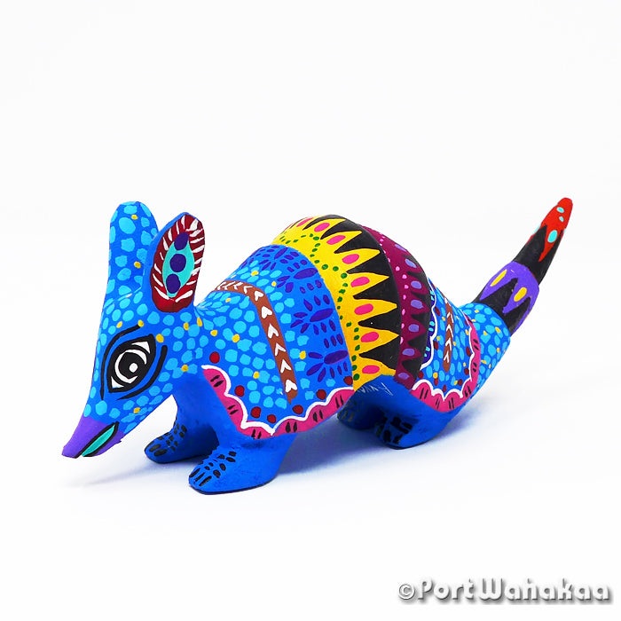 Margarito Rodriguez Agave Armadillo Austin Texas Alebrije Port Wahakaa Artist - Margarito Rodriguez Armadillo, Arrazola, Carving Small