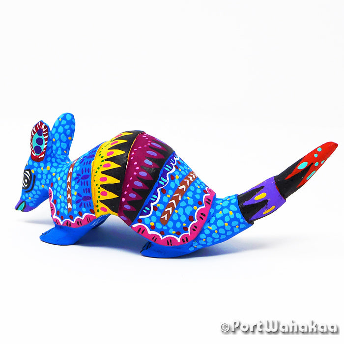 Margarito Rodriguez Agave Armadillo Austin Texas Alebrije Port Wahakaa Artist - Margarito Rodriguez Armadillo, Arrazola, Carving Small