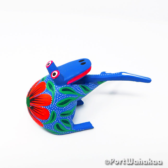 Fortuity Frog Copal Wood Oaxacan Alebrije Carvings for Sale Texas Artist - Martin Xuana