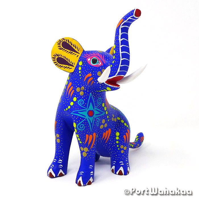 Edilberto Cortez Elephant Oaxaca Alebrijes Copal Carving for Sale Artist - Edilberto Cortez Arrazola, Carving Medium, Elephant