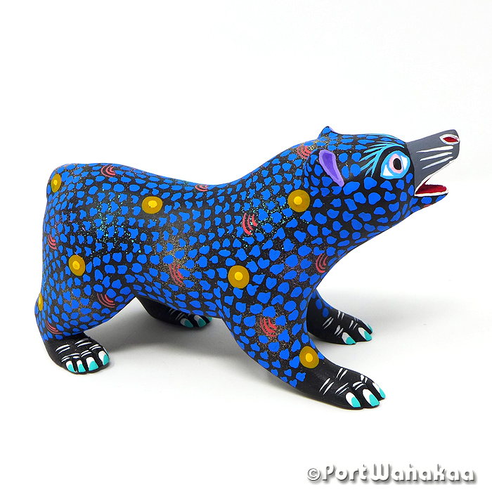 Edilberto Cortez Bear Copal Alebrije Oaxacan Carvings for Sale Texas Artist - Edilberto Cortez Arrazola, Bear, Carving Medium, Oso