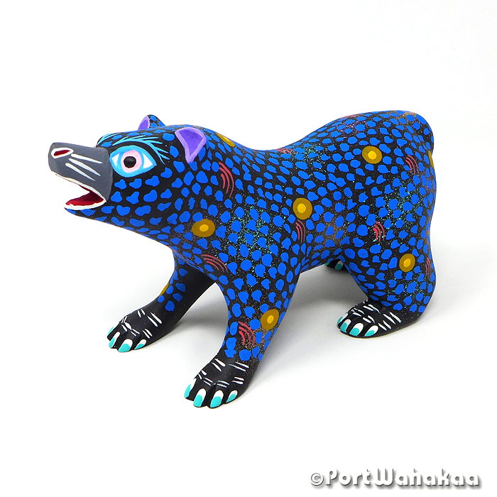 Edilberto Cortez Bear Copal Alebrije Oaxacan Carvings for Sale Texas Artist - Edilberto Cortez Arrazola, Bear, Carving Medium, Oso