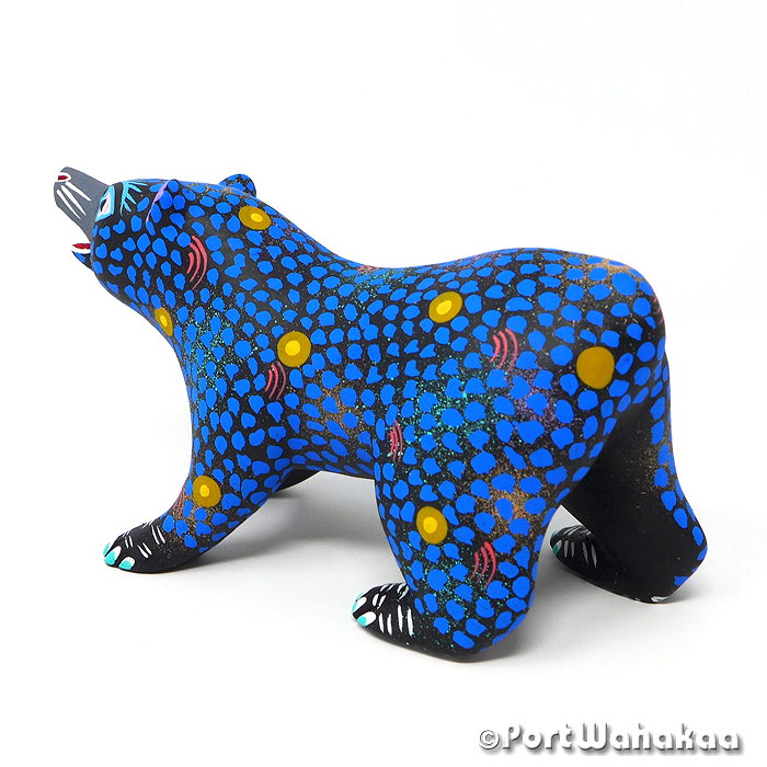 Edilberto Cortez Bear Copal Alebrije Oaxacan Carvings for Sale Texas Artist - Edilberto Cortez Arrazola, Bear, Carving Medium, Oso