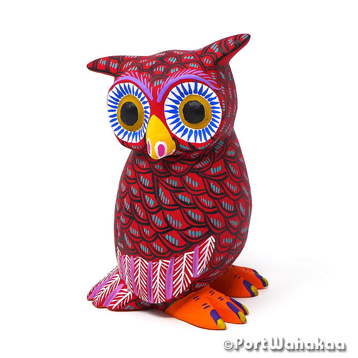 Edilberto Cortez Owl Copal Oaxacan Alebrije for Sale Austin Texas Artist - Edilberto Cortez Arrazola, Avia, Carving Medium, Halcon, Owl