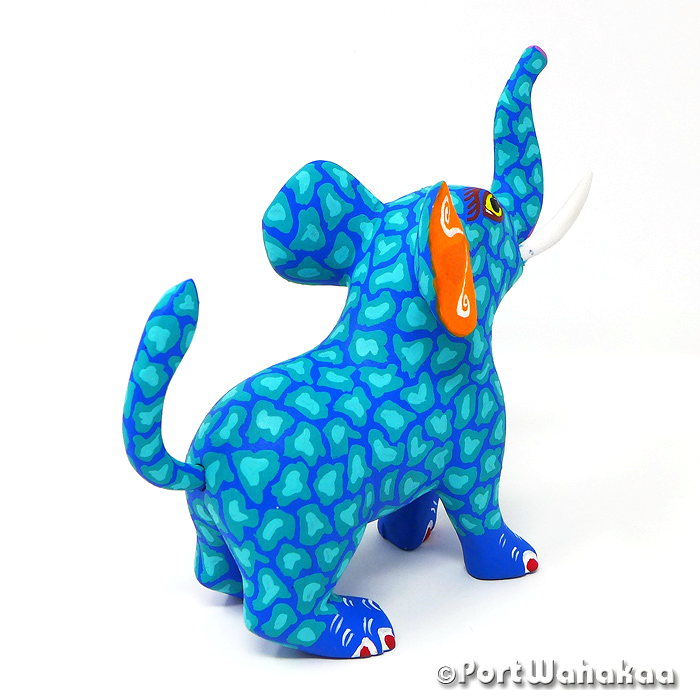Edilberto Cortez Elephant Copal Alebrije Oaxaca Carving for Sale Texas Artist - Edilberto Cortez Arrazola, Carving Medium, Elephant