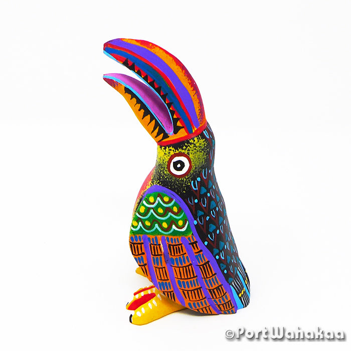 Margarito Rodriguez Prize Toucan Austin Texas Oaxaca Carvings Alebrije Artist - Margarito Rodriguez Aves, Avia, Bird, Carving Small, Toucan