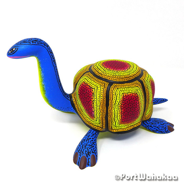 Capriola Tortuga Oaxacan Wood Carvings for Sale Austin Texas Artist - Raul and Viviana Blas Carving Medium, San Pedro Cajonos, Tortuga, Turtle