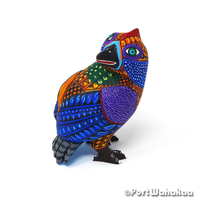 Mixtec Songbird Copal Alebrije Oaxacan Wood Carvings for Sale Texas Artist - Lauro Ramirez & Griselda Morales Arrazola, Avia, Bird, Carving Small Medium