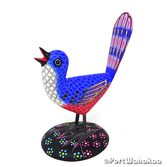 Sonora Jay Ocote Alebrije Oaxacan Animals for Sale Austin Port Wahakaa Artist - Javier Blas Avia, Bird, Carving Small Medium, Pajaro, San Pedro Cajonos