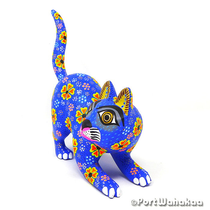 Kitten Copal Alebrije Oaxaca Animale for Sale Austin Port Wahakaa Gato Artist - Yesenia Silvia Hernandez Arrazola, Carving Medium, Cat, Gato