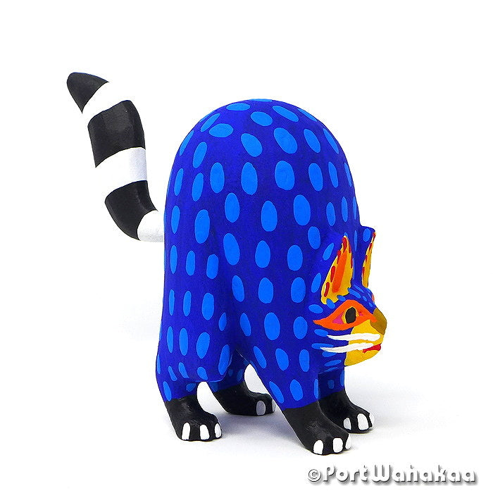 Japanamae Cat Copal Alebrije Oaxacan Wood Carvings for Sale Texas Artist - Armando Jimenez Arrazola, Carving Medium, Carving Small Medium, Cat, Gato