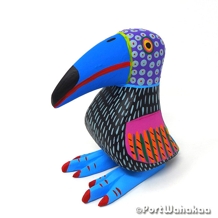 Jimenez Toucan Copal Alebrije Oaxacan Animals for Sale Austin Texas Artist - Armando Jimenez Arrazola, Avia, Carving Medium Large, Toucan