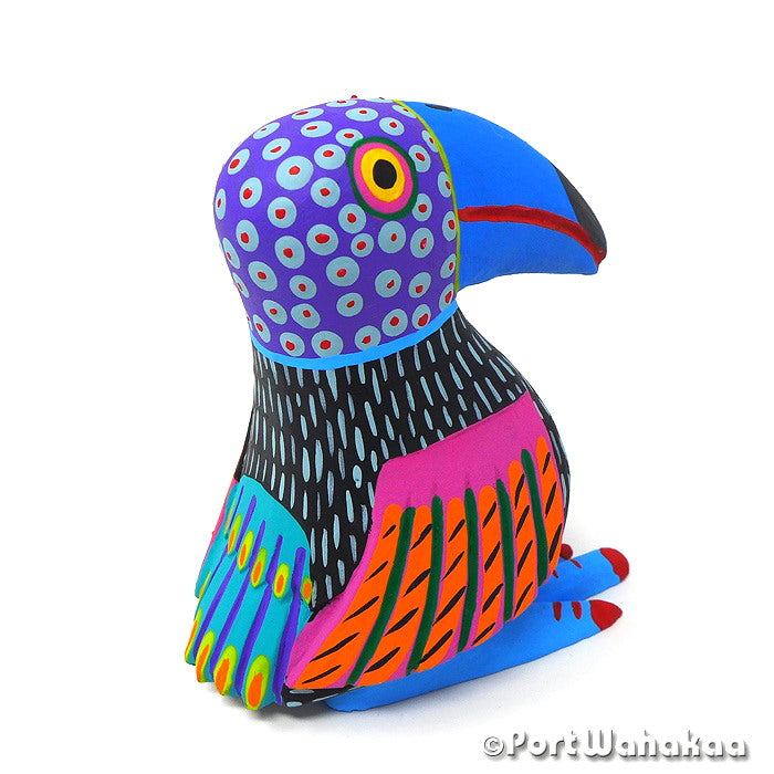 Jimenez Toucan Copal Alebrije Oaxacan Animals for Sale Austin Texas Artist - Armando Jimenez Arrazola, Avia, Carving Medium Large, Toucan