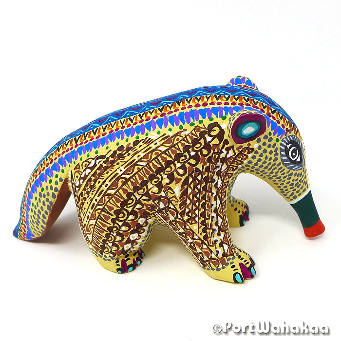 Margarito Rodriguez Anteater Oaxacan Art Copal for Sale Austin Texas Artist - Margarito Rodriguez Anteater, Arrazola, Carving Medium, Oso Homiguero