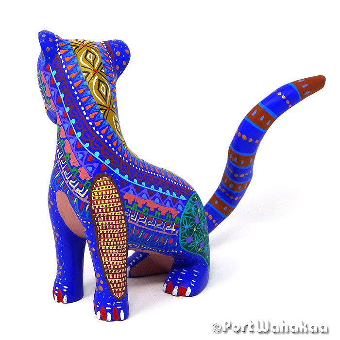 Oaxacan Carving Chisos Panther Artist - Margarito Rodriguez