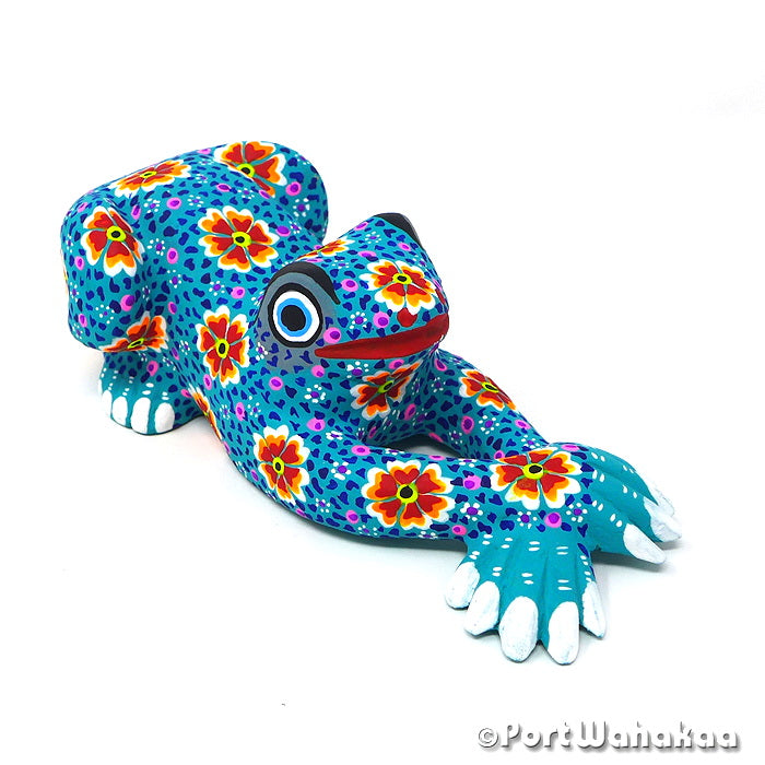 Ixcateco Toad Copal Wood Alebrije Oaxacan Carvings for Sale Texas Artist - Rocio Hernandez Arrazola, Carving Small, Frog, Rana, Sapo, Toad