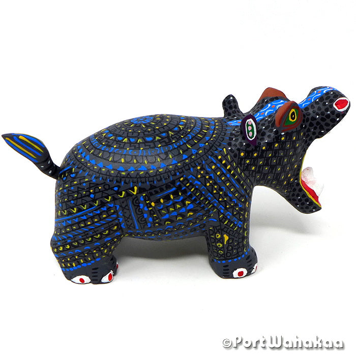 Margarito Rodriguez hippopotamus Oaxaca Mexico Alebrije for Sale Artist - Margarito Rodriguez Arrazola, Carving Large, Hippo, hippopotamus