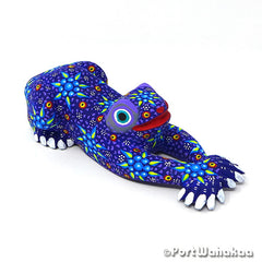 Oaxacan Carving Nebula Frog Artist - Rocio Hernandez