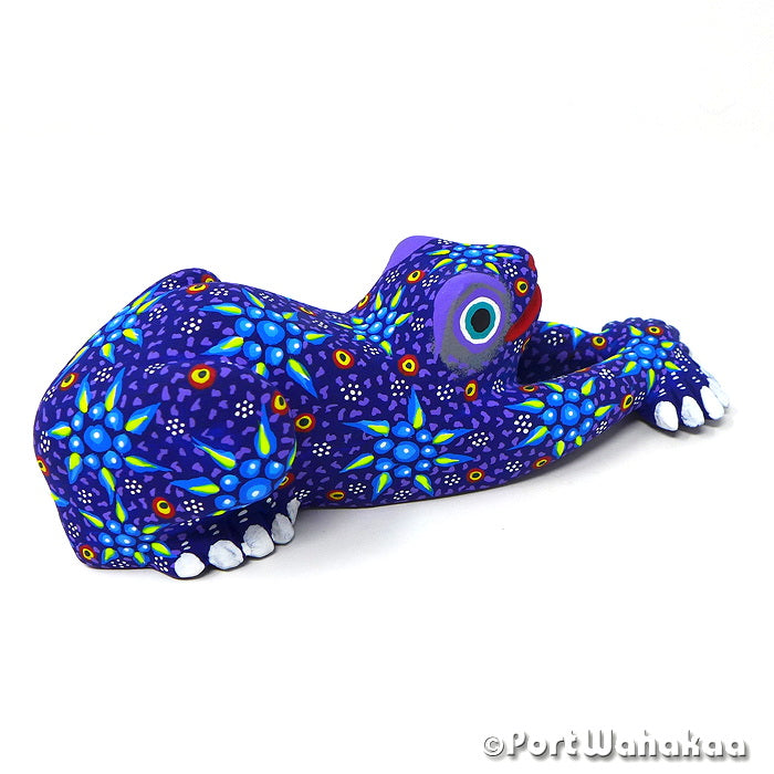 Nebula Frog Austin Texas Sky Carvings Rainforest Artist - Rocio Hernandez Arrazola, Carving Small, Frog, Rana, Sapo, Toad