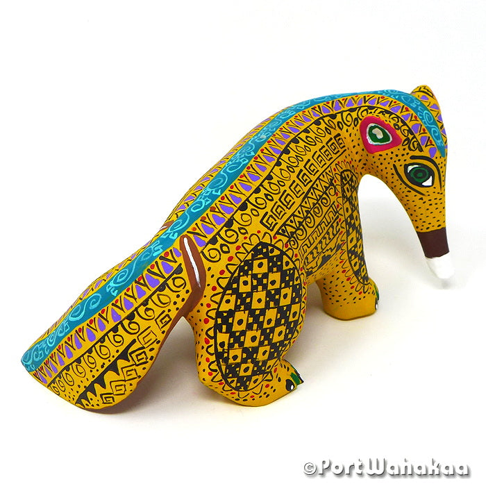 Margarito Rodriguez Anteater Oaxacan Art Copal for Sale Austin Texas Artist - Margarito Rodriguez Anteater, Arrazola, Medium, Oso Homiguero