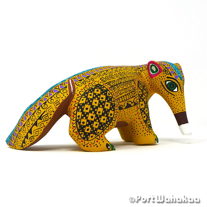 Margarito Rodriguez Anteater Oaxacan Art Copal for Sale Austin Texas Artist - Margarito Rodriguez Anteater, Arrazola, Medium, Oso Homiguero