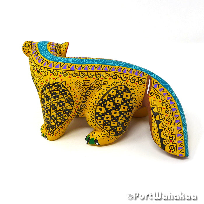 Margarito Rodriguez Anteater Oaxacan Art Copal for Sale Austin Texas Artist - Margarito Rodriguez Anteater, Arrazola, Medium, Oso Homiguero