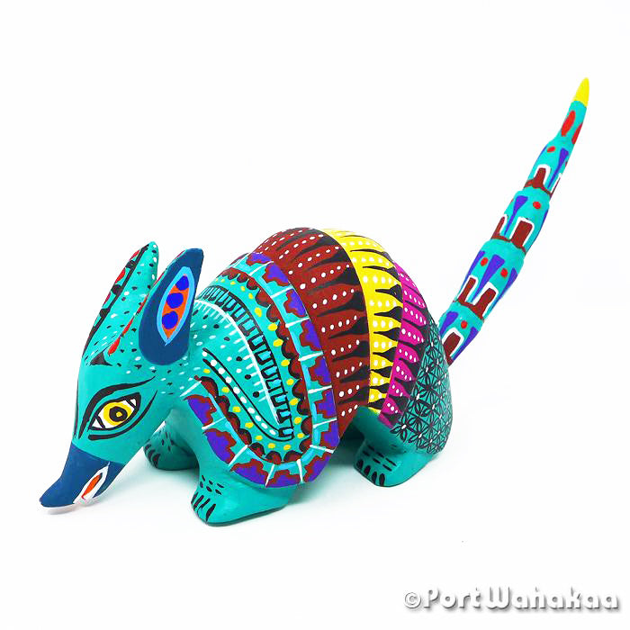 Margarito Rodriguez Armadillo Oaxacan Art Copal for Sale Austin Texas Artist - Margarito Rodriguez Armadillo, Arrazola, Carving Medium