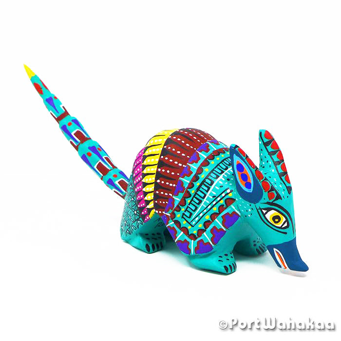 Margarito Rodriguez Armadillo Oaxacan Art Copal for Sale Austin Texas Artist - Margarito Rodriguez Armadillo, Arrazola, Carving Medium