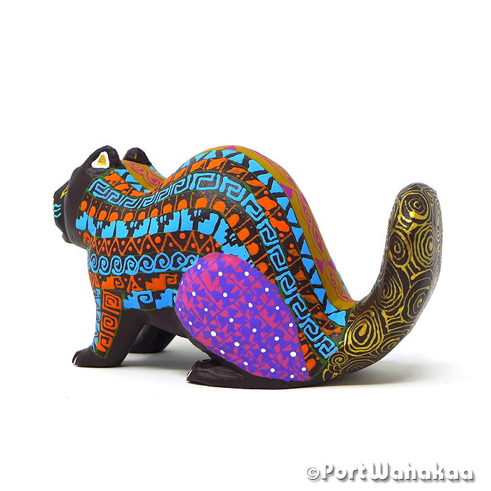 Austin Texas River Beaver Alebrije Port Wahakaa Artist - Gil Santiago Arrazola, Beaver, Carving Small, Castor, Nutria