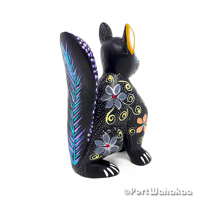 Confetti Squirrel Austin Texas Alebrije Oaxacan Animals For Sale Artist - Fabrijes Family Ardilla, Carving Medium, Squirrel