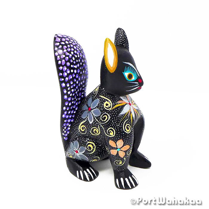 Confetti Squirrel Austin Texas Alebrije Oaxacan Animals For Sale Artist - Fabrijes Family Ardilla, Carving Medium, Squirrel