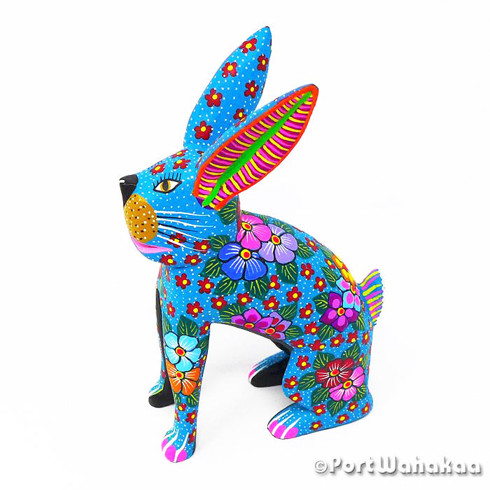 Rabbit Maria Jimenez Ojeda Austin Texas Oaxaca Carvings For Sale Artist - Maria Jimenez Ojeda Carving Medium, Conejo, Jack Rabbit, Rabbit, San Martin Tilcajete