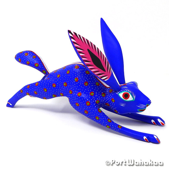 Jackrabbit Zapotec Mythology Figurines Artwork Alebrijes Austin Texas Artist - Antonio Carrillo Arrazola, Carving Medium Large, Conejo, Jack Rabbit, Rabbit