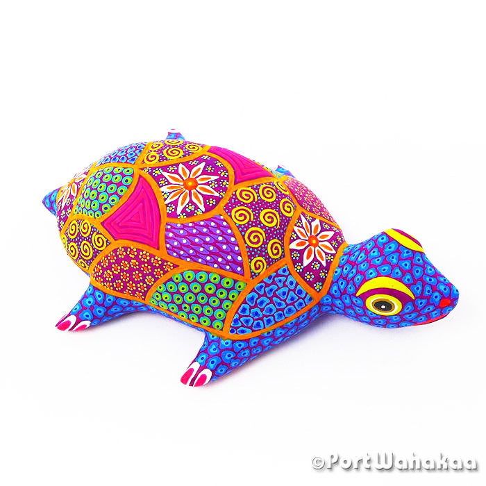 Santa Cruz Sea Turtle Alebrije Austin Texas Port Wahakaa Artist - Yesenia Castro Arrazola, Carving Small, Tortuga, Turtle