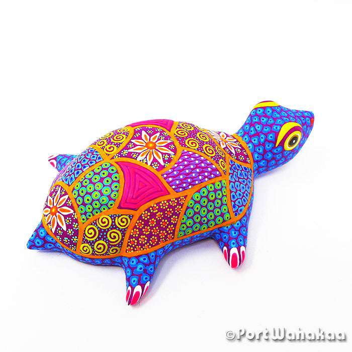Santa Cruz Sea Turtle Alebrije Austin Texas Port Wahakaa Artist - Yesenia Castro Arrazola, Carving Small, Tortuga, Turtle