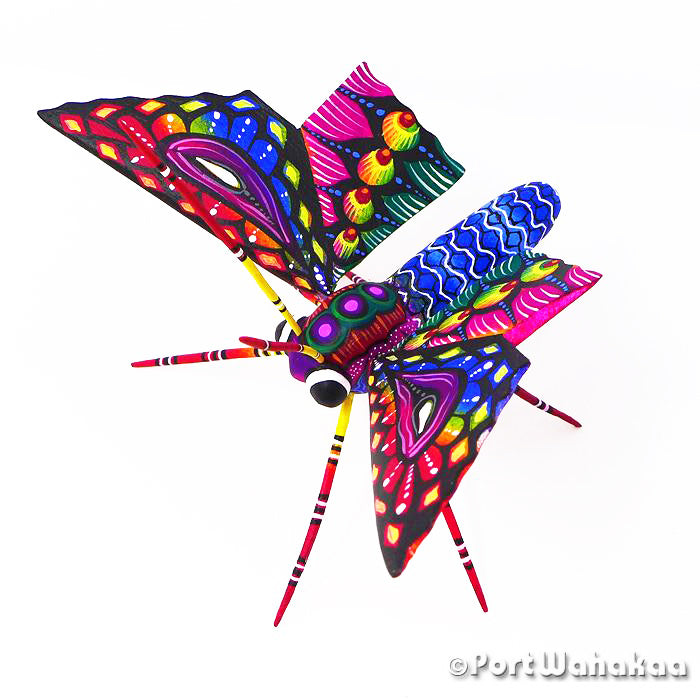 Oaxacan Wood Carvings for Sale Butterfly Alebrije Blas Artist - Rogelio Blas butterfly, Insect, mariposa