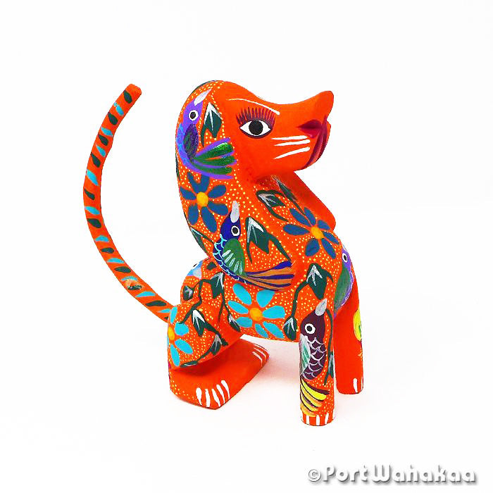 Copal Wood Oaxacan Alebrije for Sale Austin Texas Citrus Dog Artist - Fabrijes Family Carving Small Medium, Dog, Perro, San Martin Tilcajete