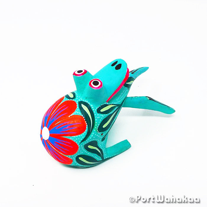 Favorable Frog Copal Wood Oaxacan Alebrije Carvings for Sale Texas Artist - Martin Xuana Carving Small, Frog, San Martin Tilcajete