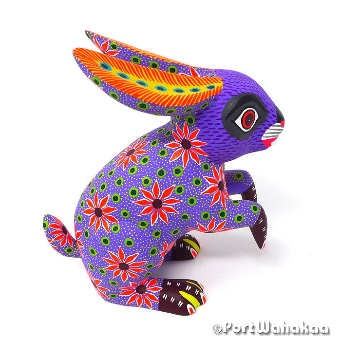Yesenia Castro Rabbit Copal Artist Alebrije Austin Texas Port Wahakaa Artist - Yesenia Castro Arrazola, Carving Medium, Conejo, Rabbit