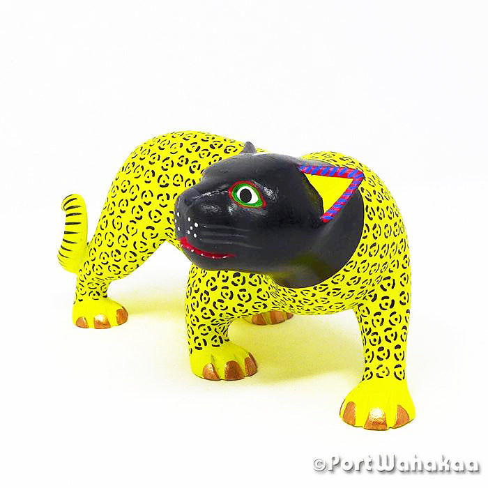 Jaguar Austin Texas Alebrije Port Wahakaa Oaxaca Carvings Artist - Victor Xuana Cat, Feline, Gato, Jaguar, Panthera, San Martin Tilcajete