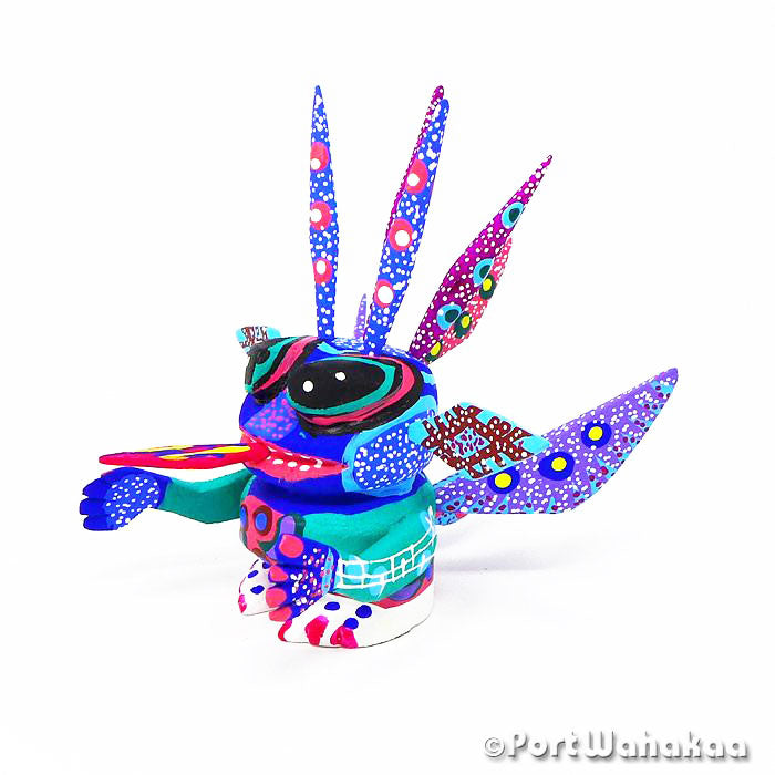 Chula Marciano Copal Wood Oaxacan for Sale Austin Texas Artist - Francisco Sosa Alebrije, Alien, Carving Small, Marciano